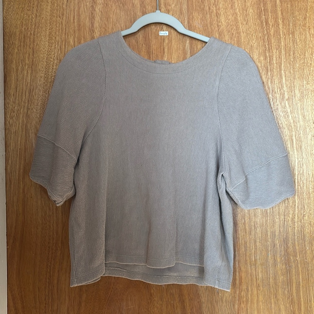 Madewell Tan Blouse